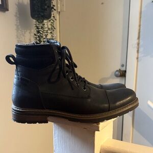 Men's Classic Black Leather Boots